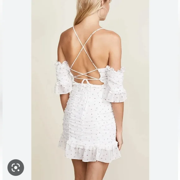 🍋For Love & Lemons LA BROOKE COCKTAIL DRESS - Picture 10 of 16